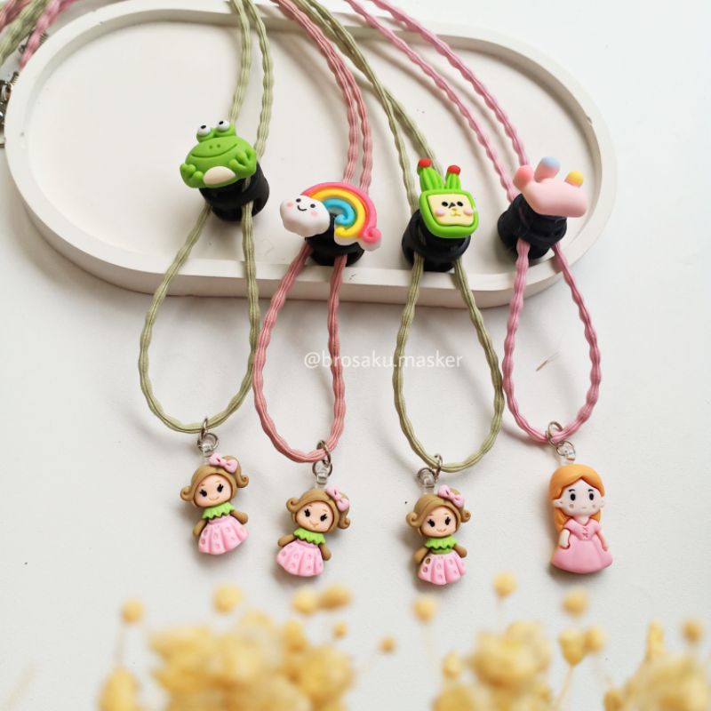 STRAP MASKER HIJAB ANAK CEWEK PUTRI