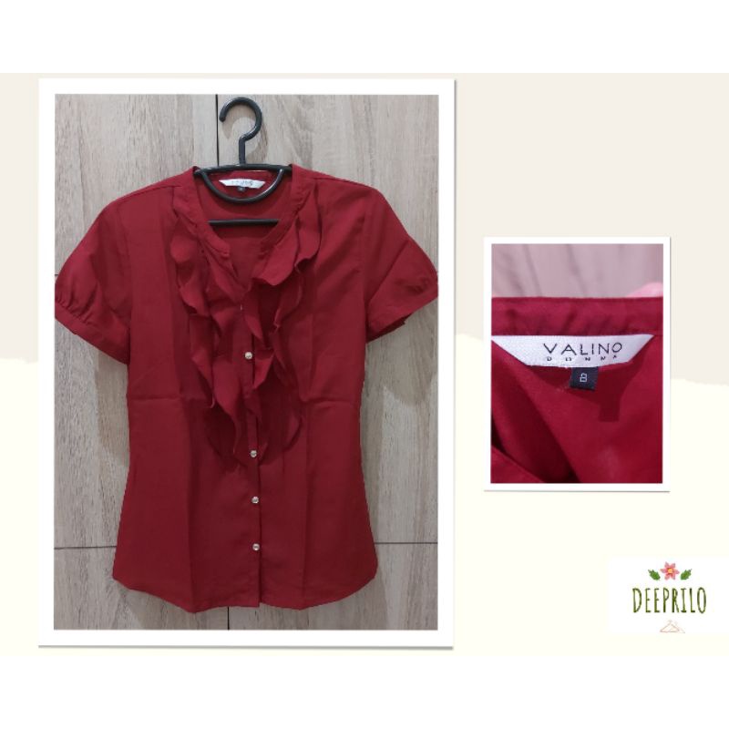 Kemeja wanita Valino Donna (preloved)