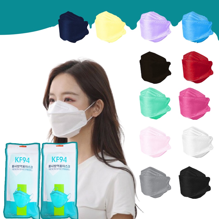 (BISA COD) Masker KF94/ Masker KF94 Korea/ Masker Korea Satuan