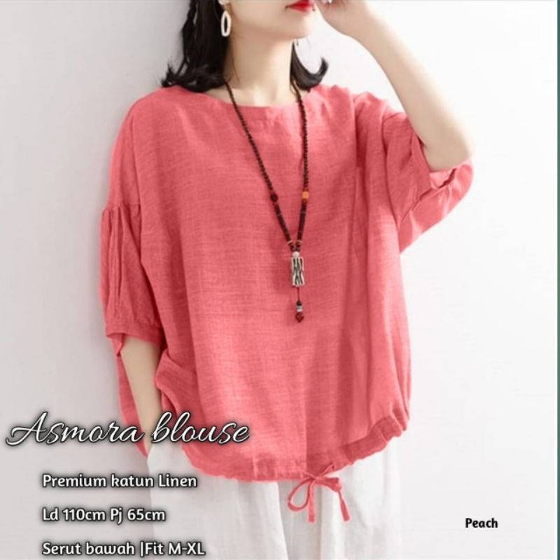 ASMORA BLOUSE BAJU WANITA TERBARU