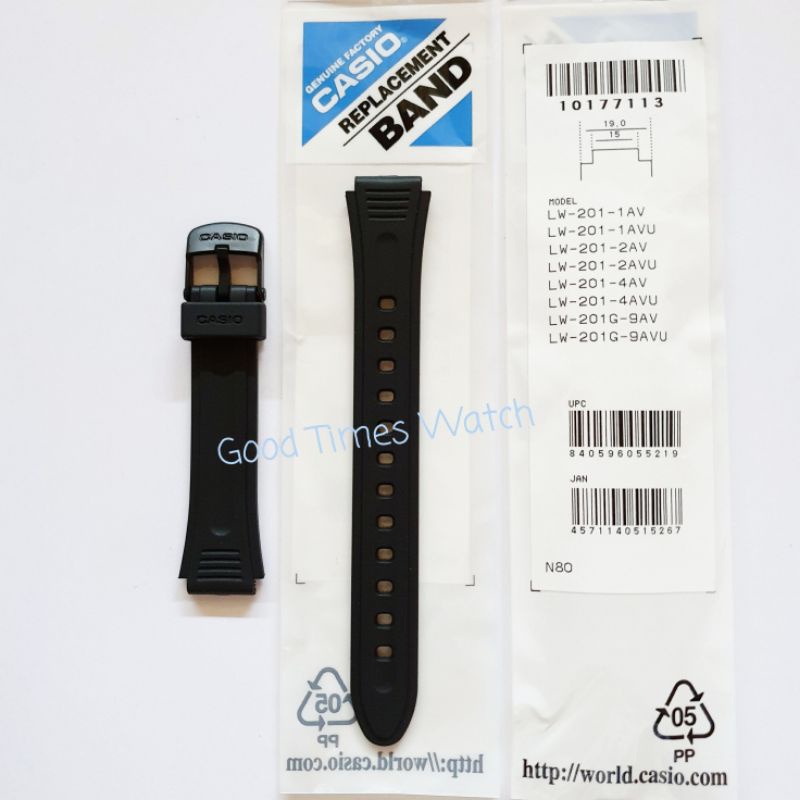 STRAP CASIO LW 201 LW 201W Casio Original