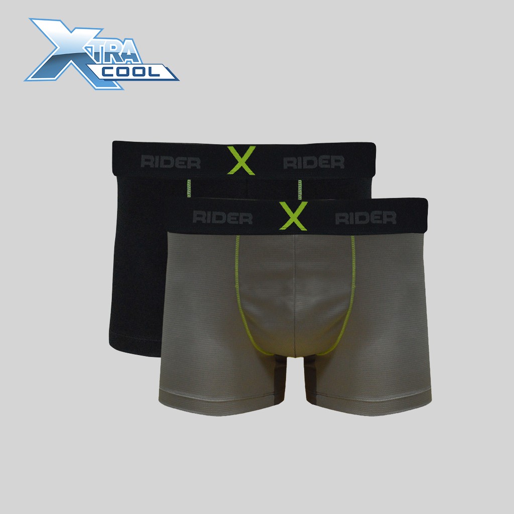 Rider Xtracool R880B Celana Dalam Pria Boxer Isi 2 Pcs ORIGINAL