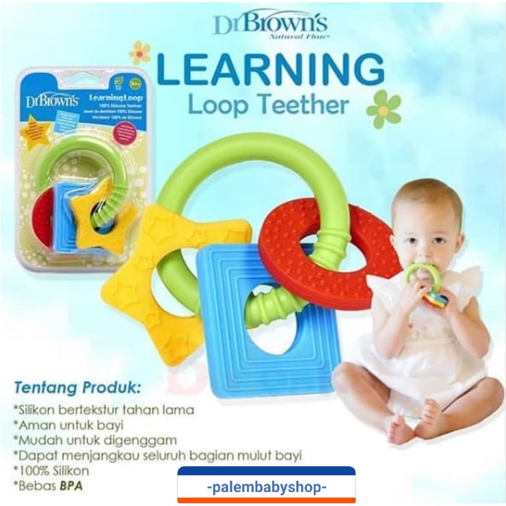 Dr Brown's Learning Loop Teether /gigitan baby TE001