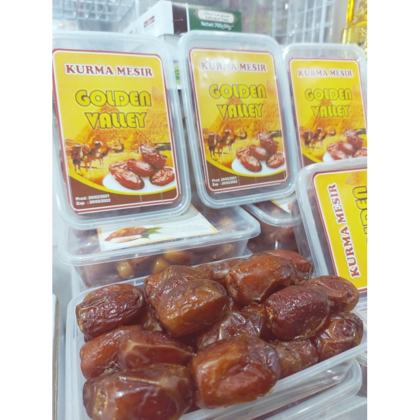 Kurma Mesir Golden Valley 1kg// kurma madu mesir manis/exp 2024