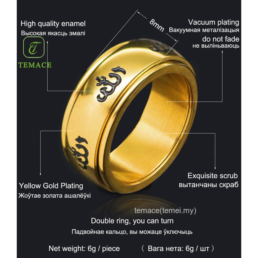 Cincin Pasangan Bahan Titanium Steel Model Salju His Queen and Her King Romantis untuk Pria / Wanita