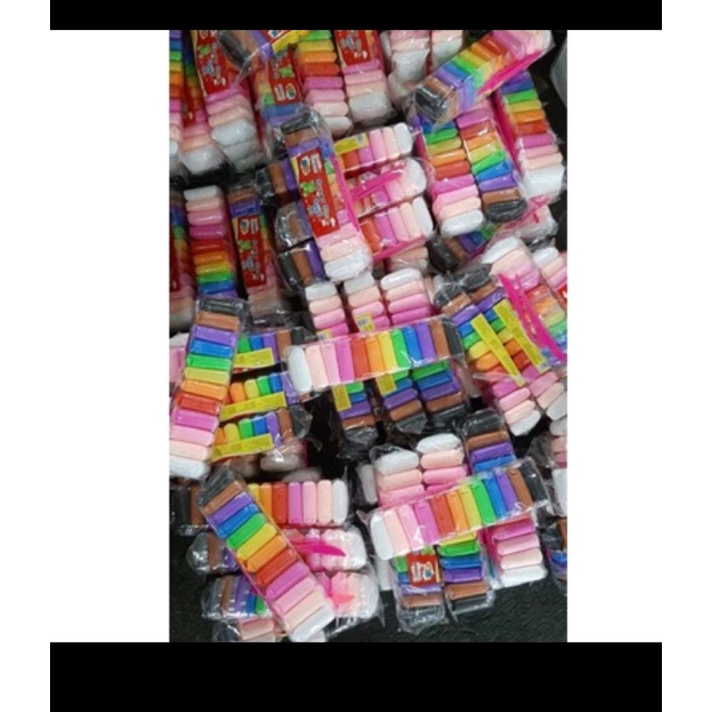 (FO)Clay Polymer Mainan Anak (12 pcs) Edukasi SLIME Clay Dough Colour Play