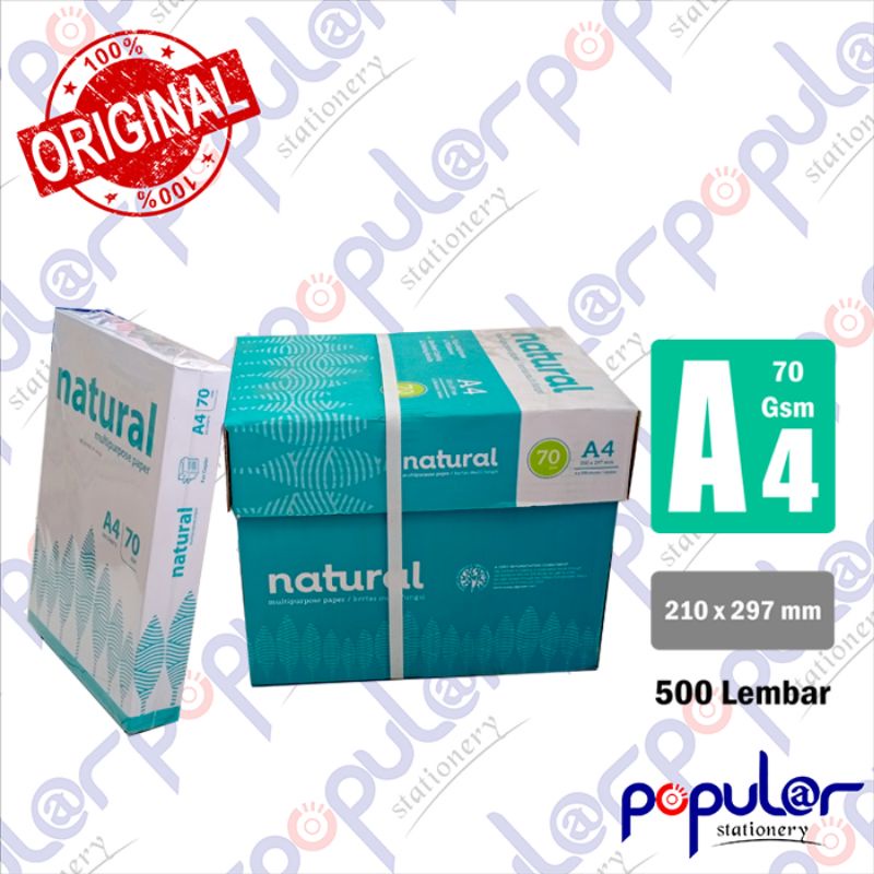 

Kertas HVS Natural A4 70