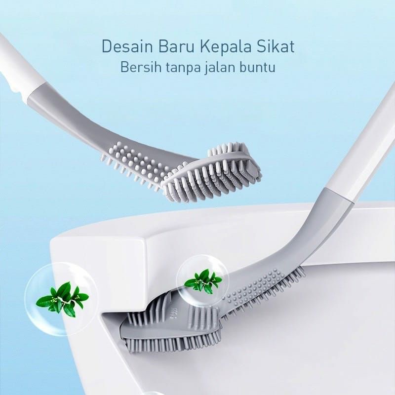 Hai - Sikat Toilet / Sikat WC / Sikat Kloset Duduk Silikon / Sikat Toilet Bentuk Golf