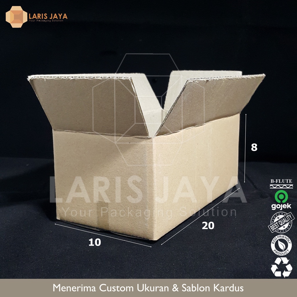

[KHUSUS GOSEND] Kardus | Box | Karton | Kotak Packing Aksesoris HP Polos Single Wall - 20 x 10 x 8 cm ( Kardus 20 x 10 x 8 cm )