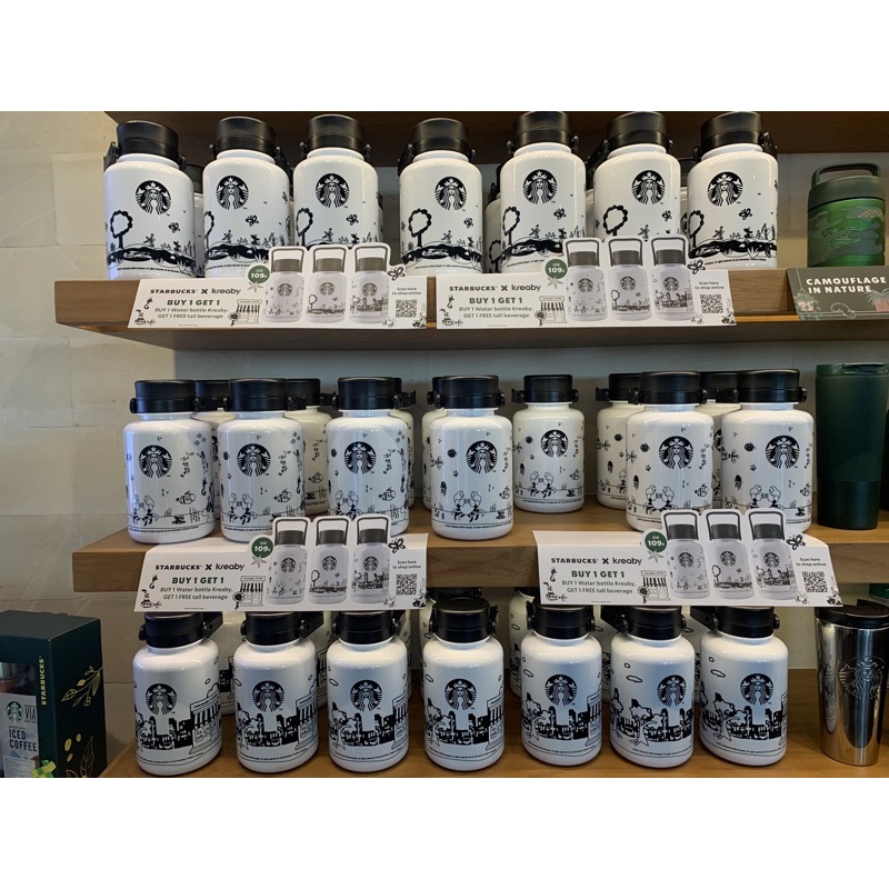 Jual Tumbler Starbucks Indonesia Kreaby New 1 Liter Original Shopee