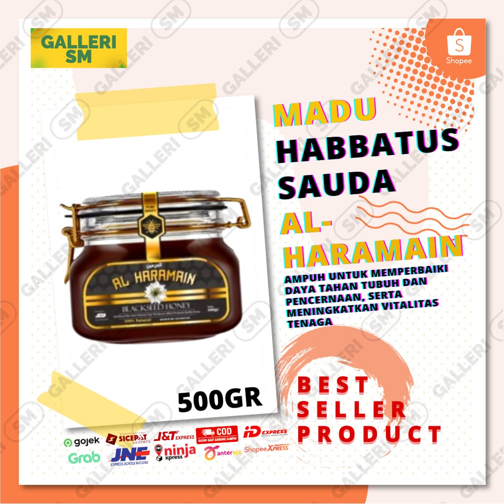 

Madu Habbatussauda AL-HARAMAIN 500 Gr Pure Blackseed Honey ORIGINAL
