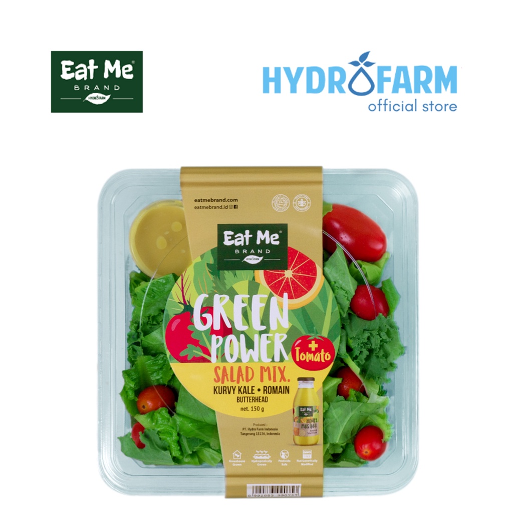 

Eat Me Brand - Salad Pack Hidroponik Green Power Salad + Tomato