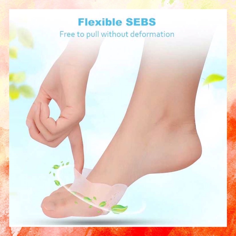 ALAS KAKI SEPATU HEELS SILIKON SHOCK ABSORB SILICONE GEL ANTI SLIP PEGAL PEGEL LECET