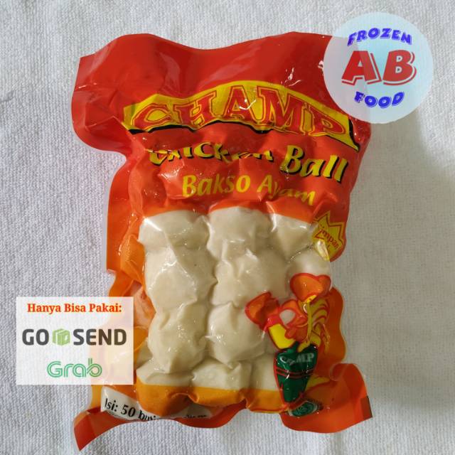 

CHAMP Chicken Ball 500 gram CHAMP Bakso Ayam 50 butir CHAMP Baso Ayam 50 butir Bakso Ayam 500 gram