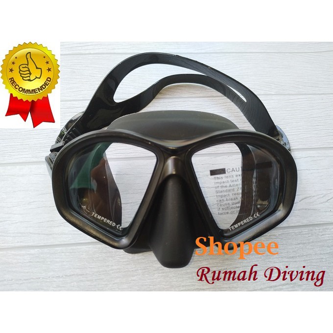 Kacamata Snorkeling Freediving Spearfishing Masker Diving Mask Hunter Low Volume Mirip Deepgear