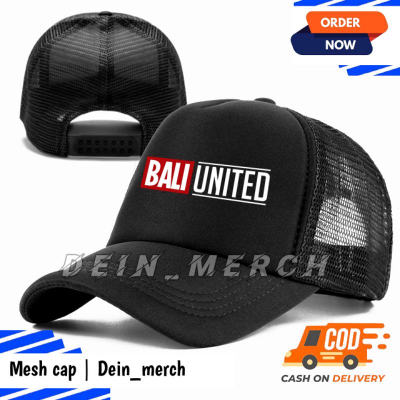 Topi BALI UNITED trucker - Topi jaring bali united