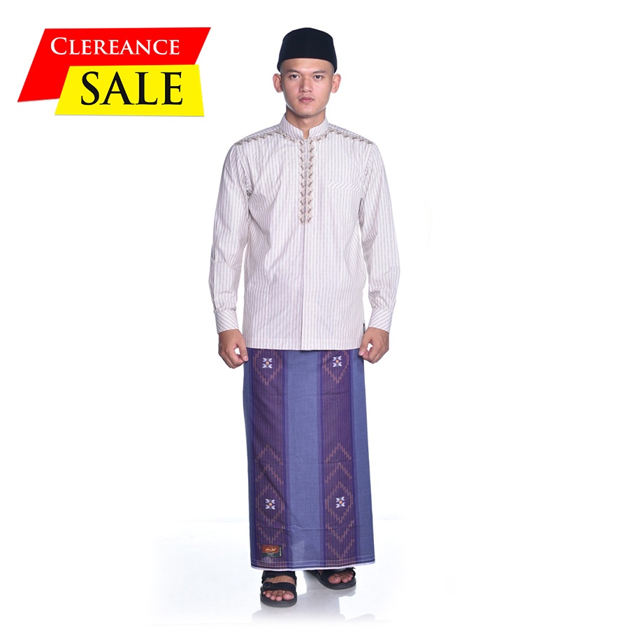 Sarung ATLAS Premium 770 Songket Biru Ungu