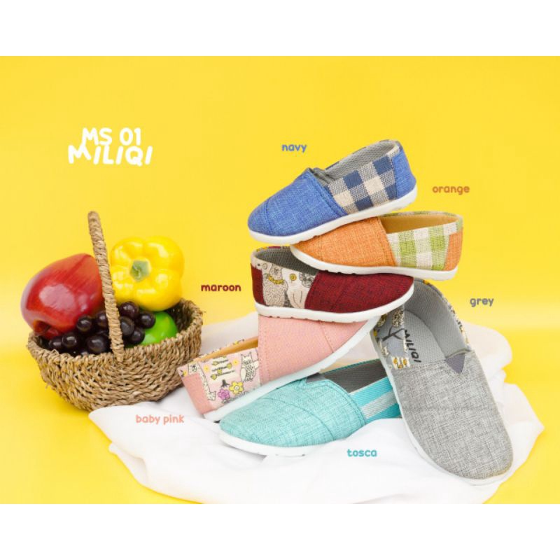 Sepatu Anak / Sepatu Balita / Sepatu Sekolah / Sepatu Miliqi MS-01 / Miliqi Shoes