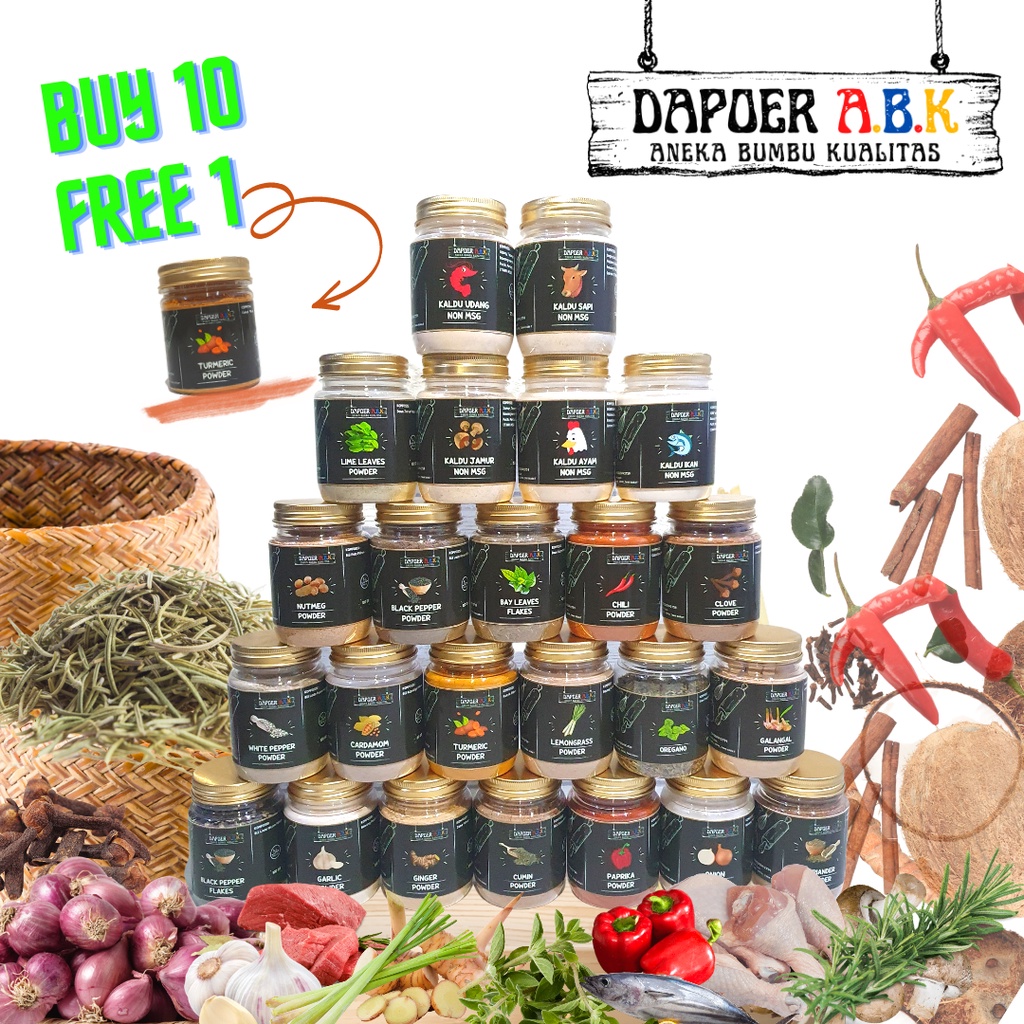 Jual All Varian Toples Premium Bumbu Masak Dapur Rempah Bubuk Halal ...