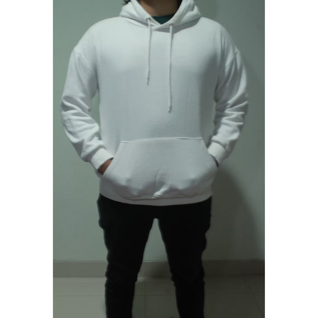 Hoodie Putih Polos