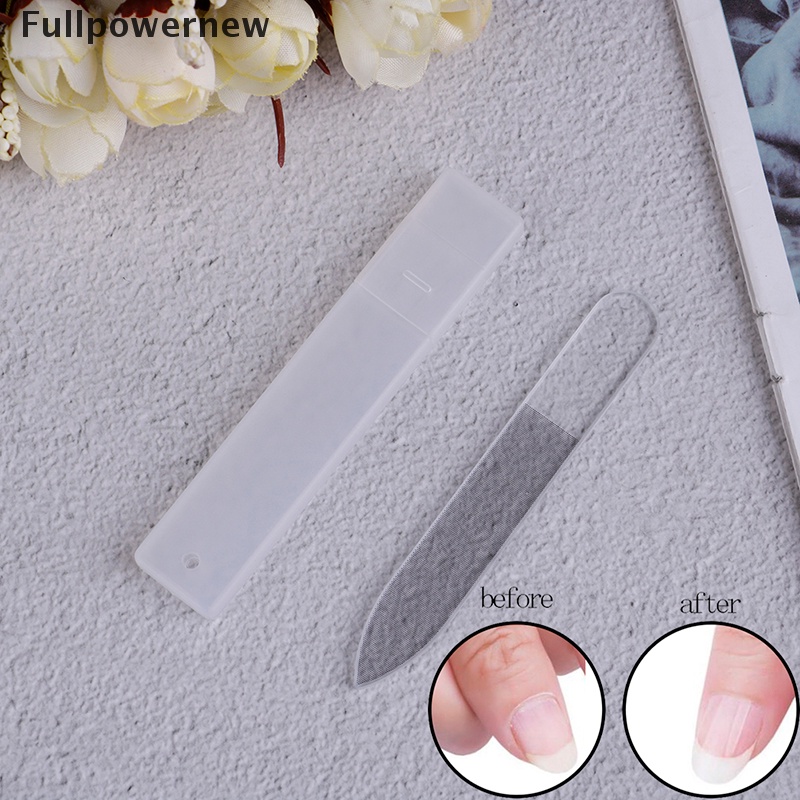 [FULL] Nail File Tool Nano Glass Buffer Sanding Polish Grind Nail Art Manicure Device