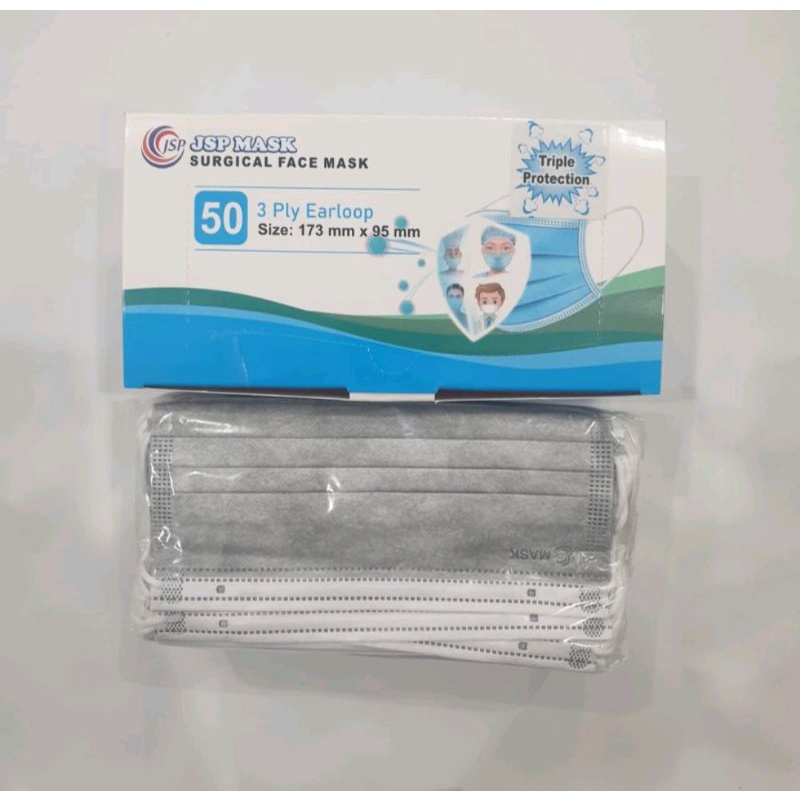 Masker 3ply jsp kemenkes isi 50pc