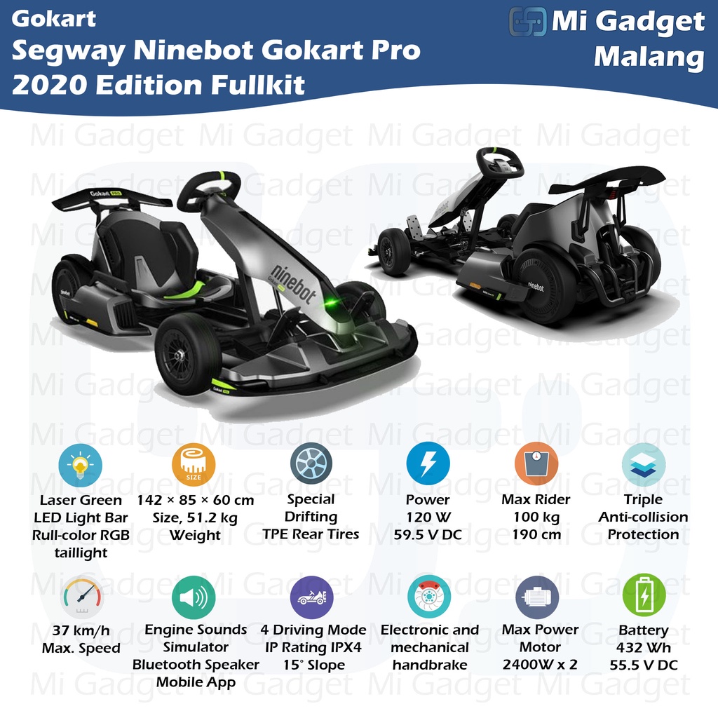 Segway Ninebot Gokart Pro 2020 Edition Fullkit