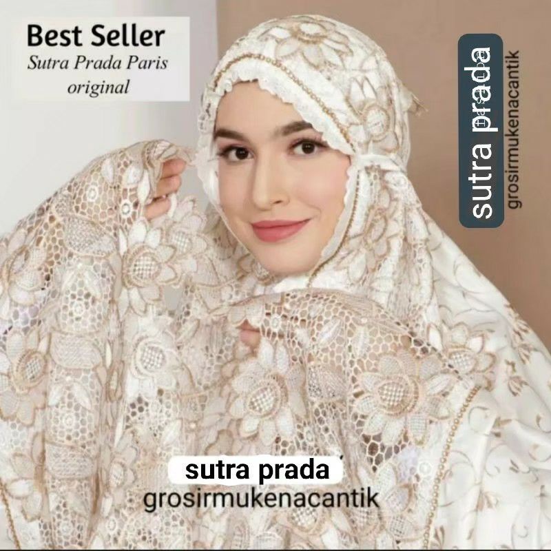 HNS - MUKENA SUTRA PRADA / MUKENA SUTRA BORDIR