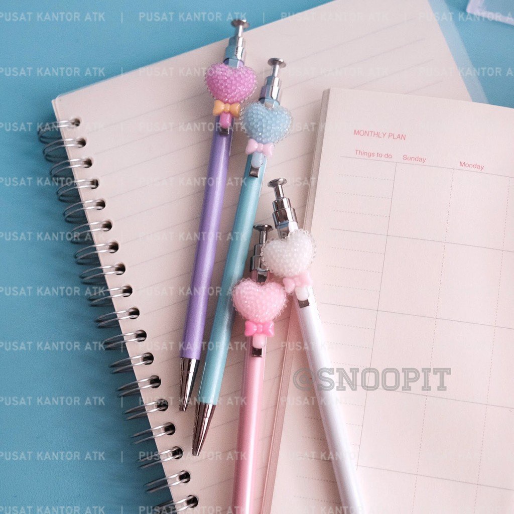 

Pensil mekanik mechanical design Love pencil alat tulis sekolah stationery