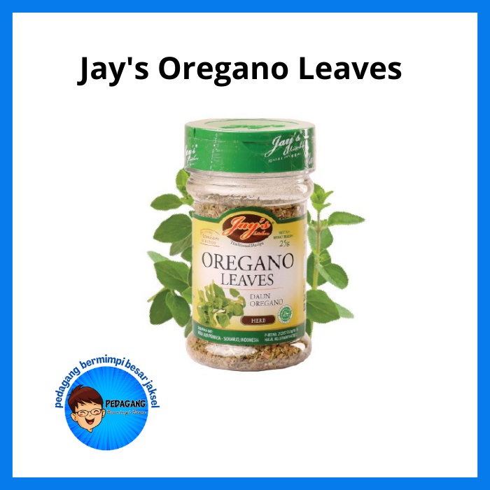 

Jay's Kitchen Oregano Leaves 25gr | Daun Oregano Kering | Oregano