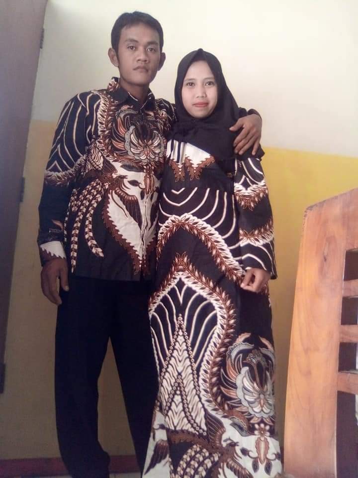 Couple Batik Gamis Kemeja Sarimbit Katun Halus 2811