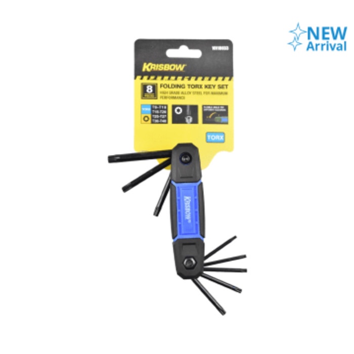 Krisbow Set Kunci L Torx Lipat 8Pcs