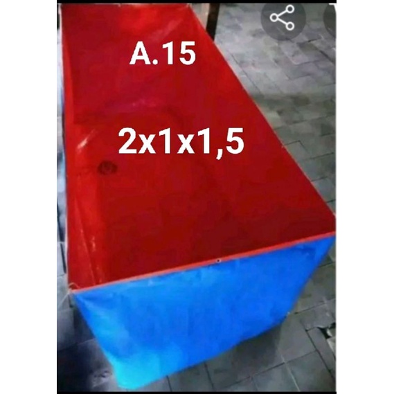 kolam terpal 2x1x1,5 A15