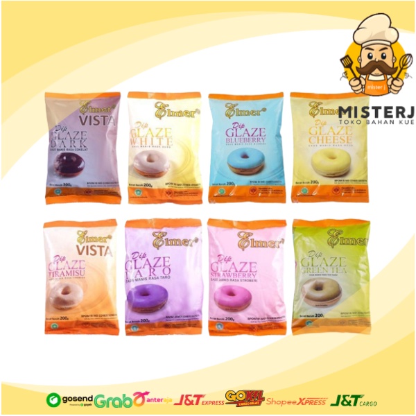 

Elmer Dip Glaze Donat | 200 Gram | Dip Glaze Topping Donat | BEST SELLER