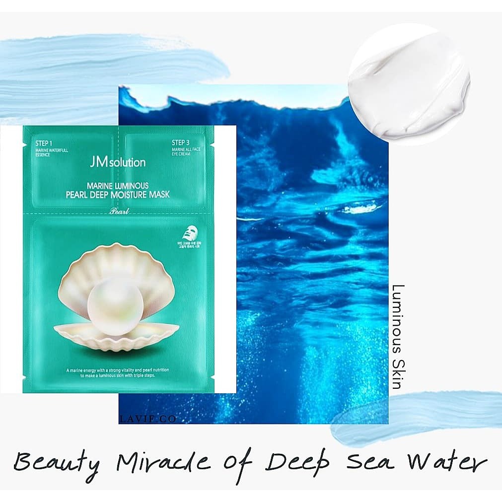 Masker Wajah Korea BPOM Serum Wajah, Pelembab Wajah dan Cream Wajah Marine Luminous White Pearl