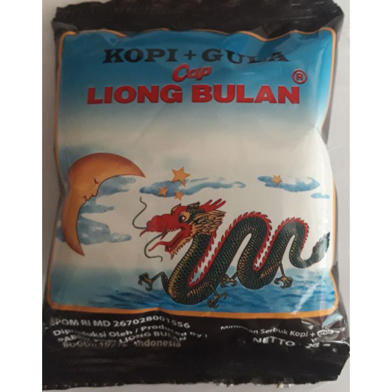 

kopi Liong bulan (kopi + gula)