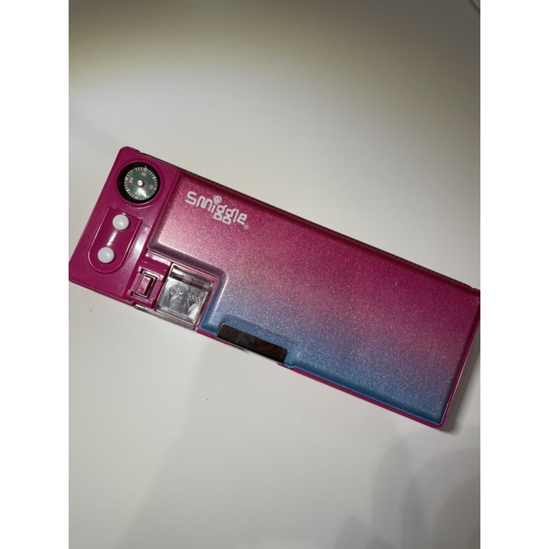 

Smiggle Pink and Blue Glitter Pencil Case