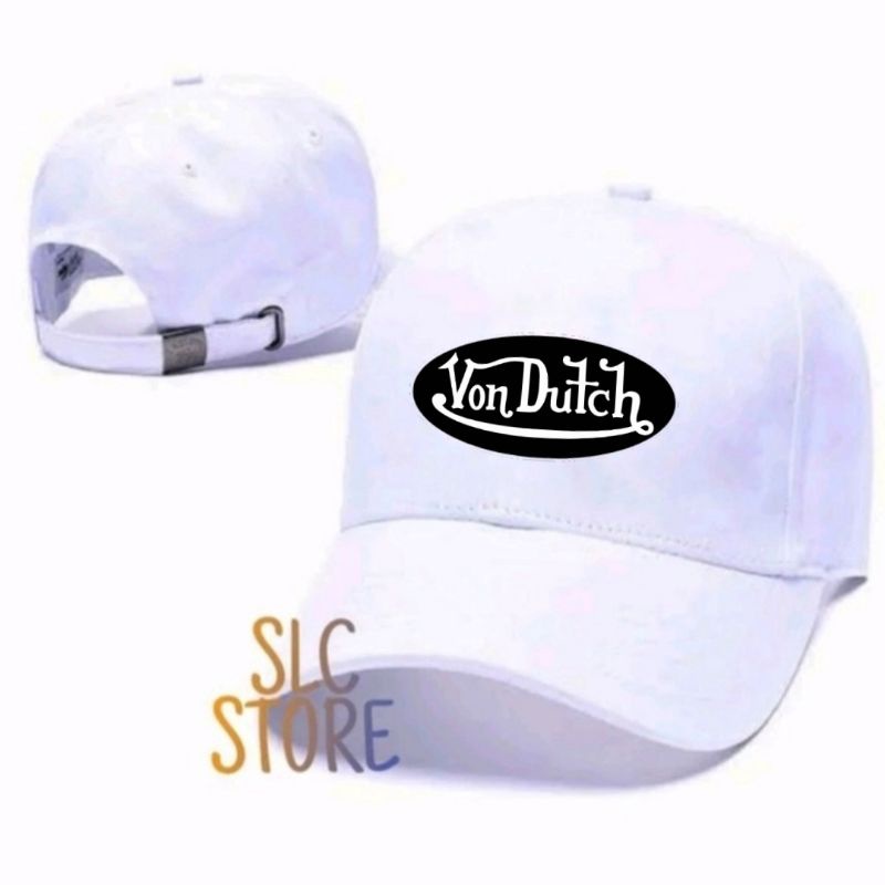 TOPI SNAPBACK BASEBALL VON DUTCH CUSTOM PUTIH