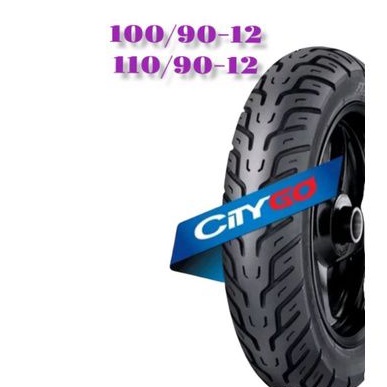 BAN LUAR FDR CITYGO 110/90-12 TUBLES/BAN BELAKANG SCOOPY RING 12