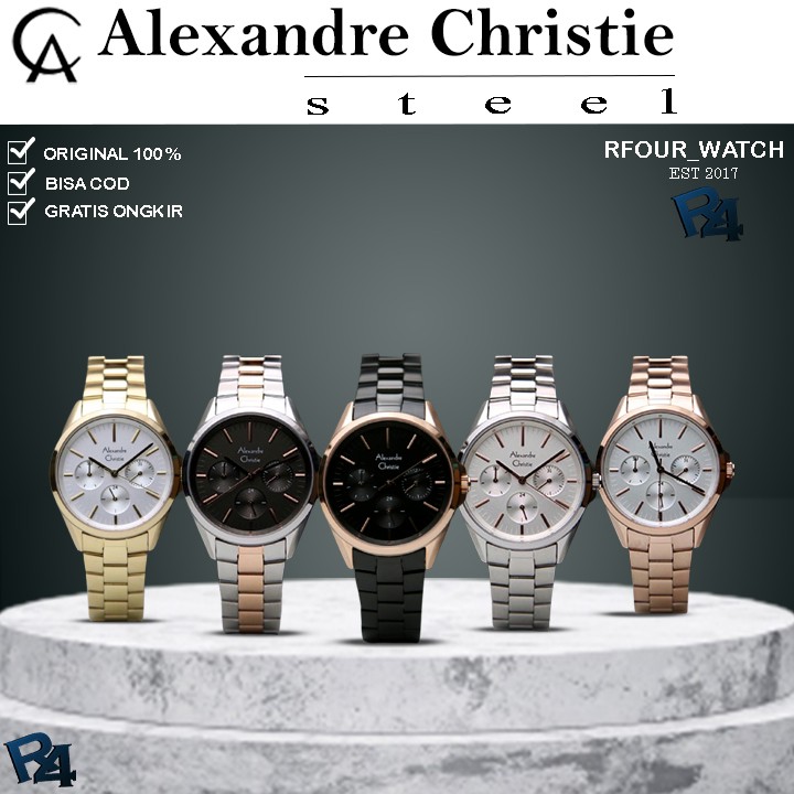 JAM TANGAN WANITA ALEXANDRE CHRISTIE AC 2890 / AC2890 ORIGINAL
