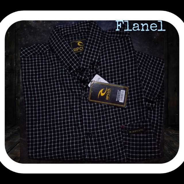 Kemeja flanel Pria ripcurl / flanel cowok / kemeja flanel lengan panjang murah