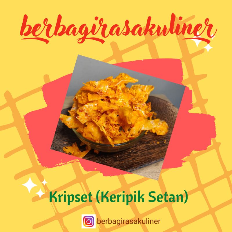 

Kripset (Keripik Setan) 90gr