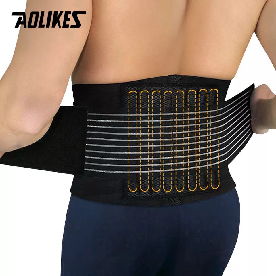 AOLIKES 7992 Waist Support / Lifting Belt Trimmer - Sabuk Gym Fitness