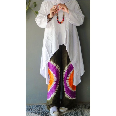 Kulot Basic tiedye Jumputan Cap
