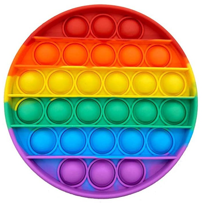 Pop It Rainbow / Fidget Toy-Round