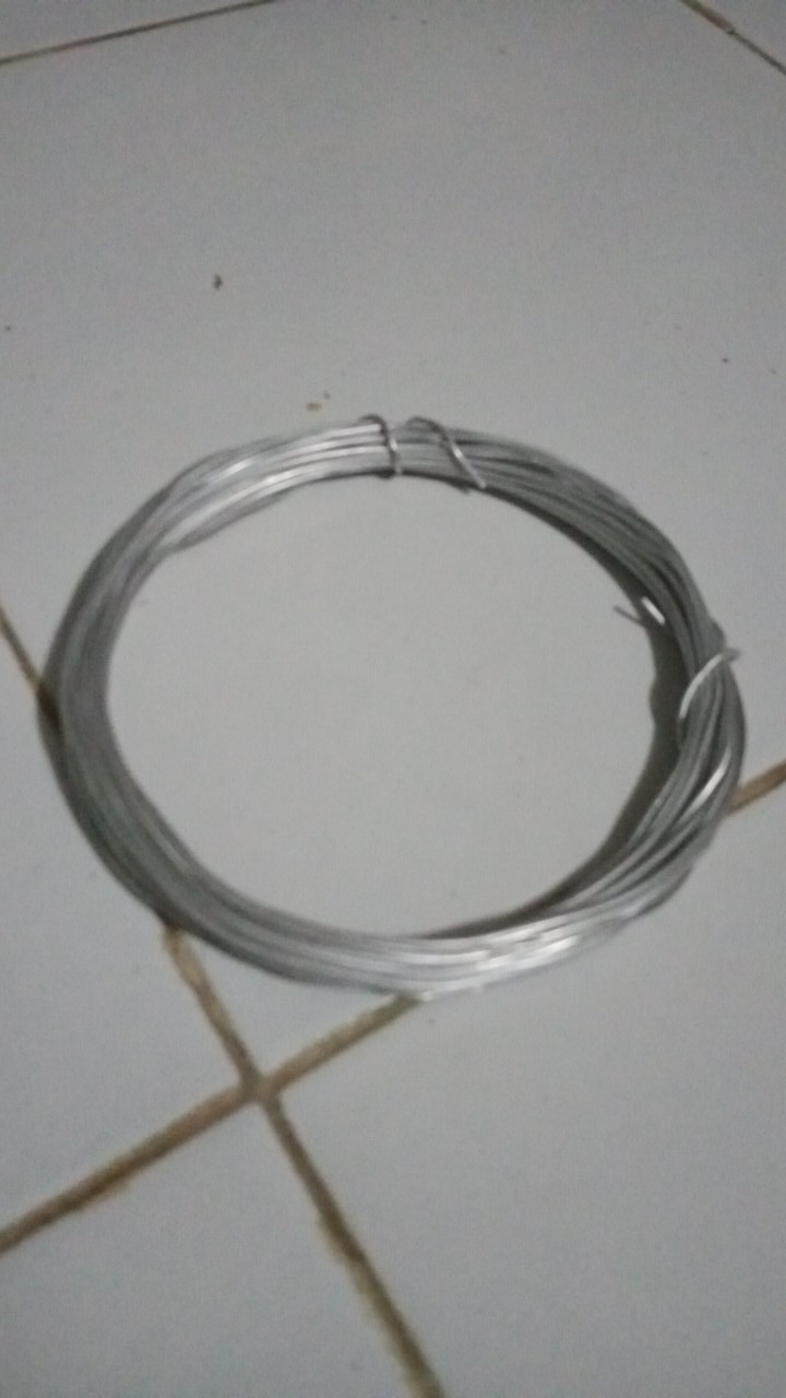 Kawat Bonsai Putih Ecer Per Meter 1 Mm