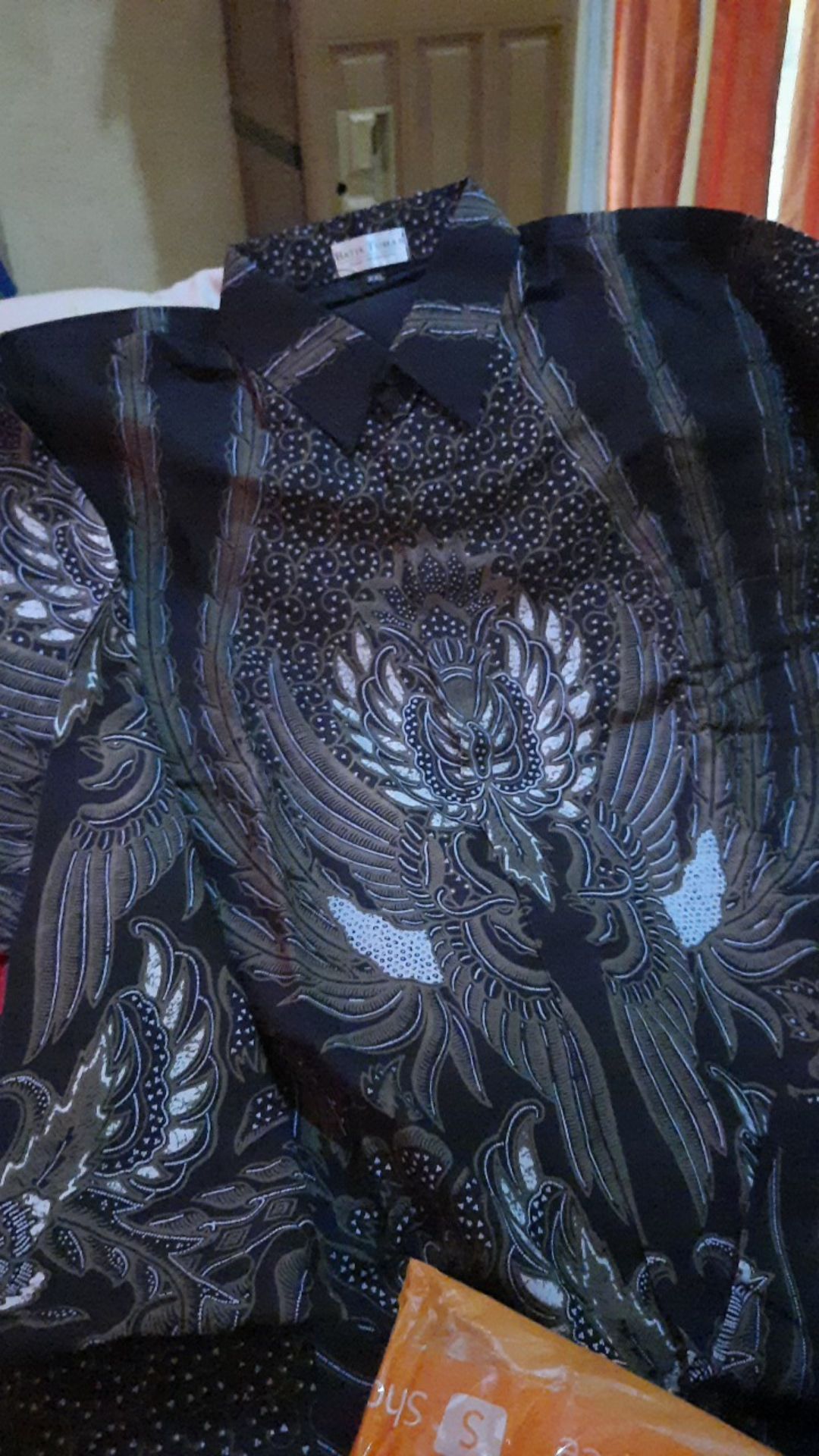 Manuk Peksi Lawasan Kemeja Batik Pria Full Furing Katun Primisima Batik Solo Batik Abu Grey