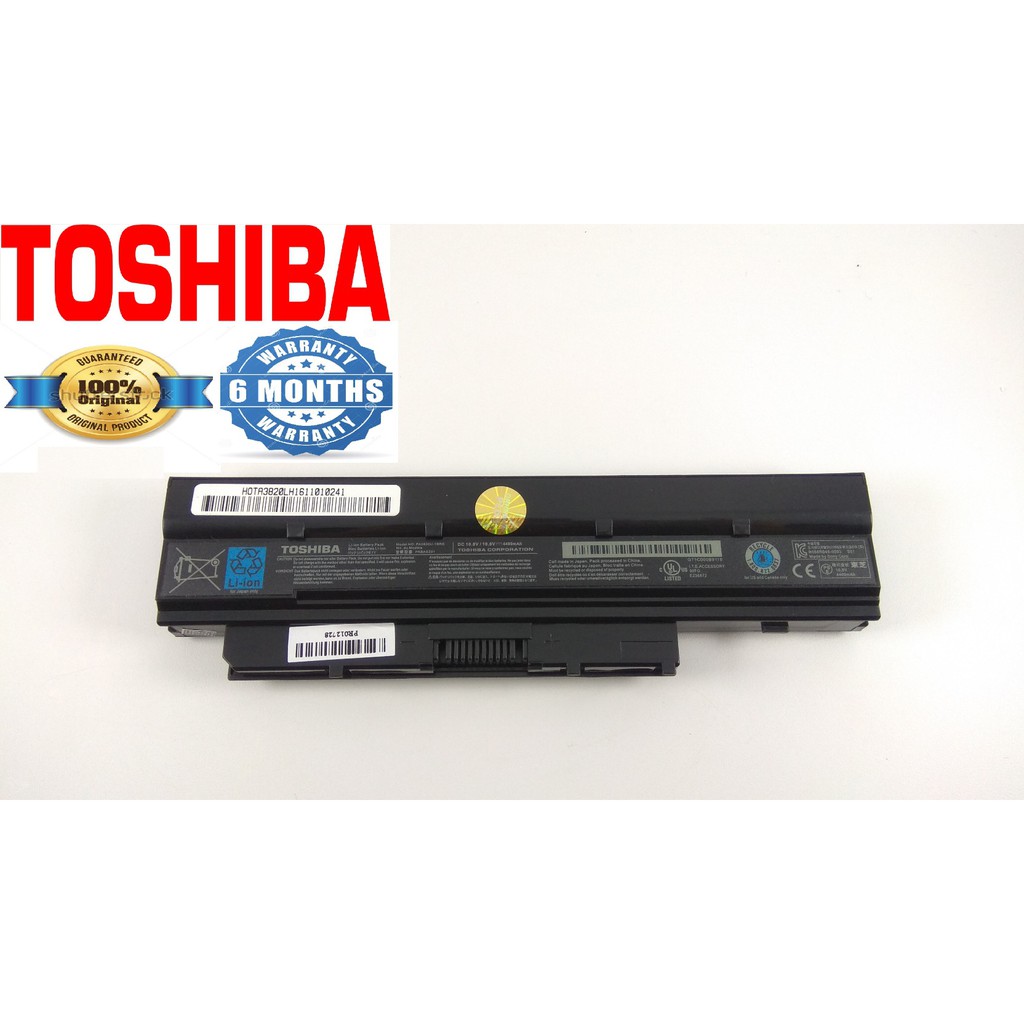 Baterai Toshiba Original  NB500, NB505, NB515, NB520, NB525, NB550,NB520 PA3820, PA3821