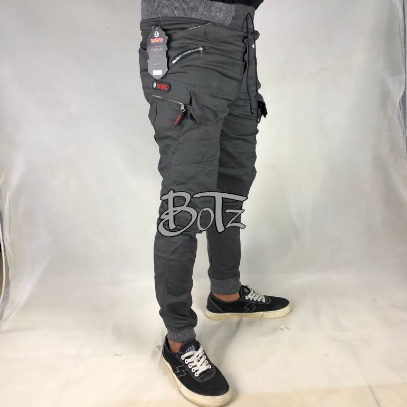 CELANA BIKER taktikal SLIMFIT harian PREMIUM