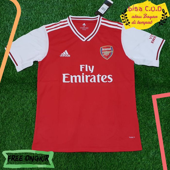 [COD]417 JERSEY BOLA / BAJU JERSY MURAH INDONESIA ARSENAL HOME 2019/2020 GRADE PRIA WANITA ORI